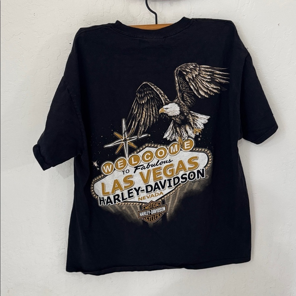 Harley-Davidson Men’s Large Las Vegas Nevada Black T Shirt